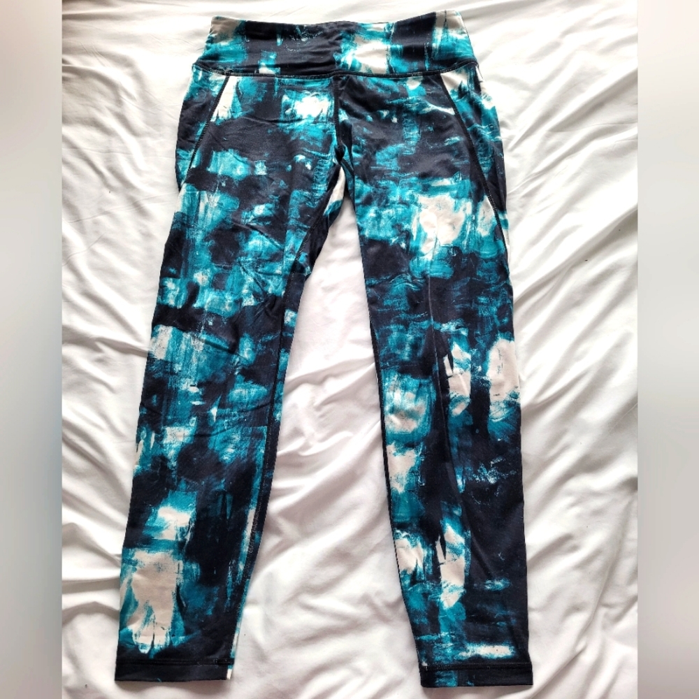 Tye dye Athletic Leggings, size medium